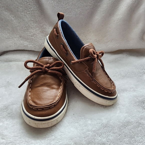 Brown Boat Loafers, Kid's 9 - Picture 2 of 9
